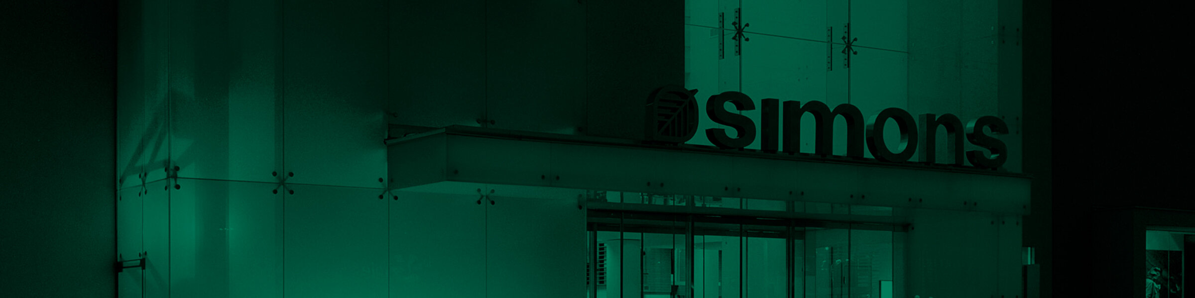 Green Simons store background
