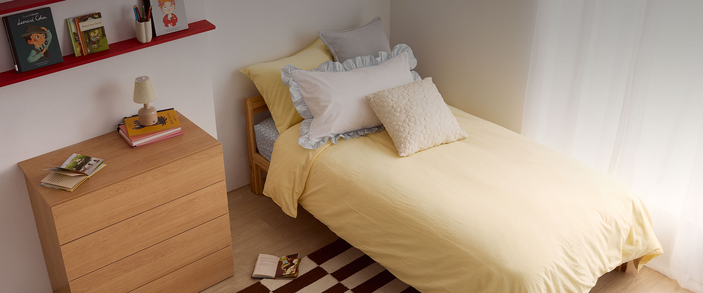 Chambre pour enfant de couleurs pastel