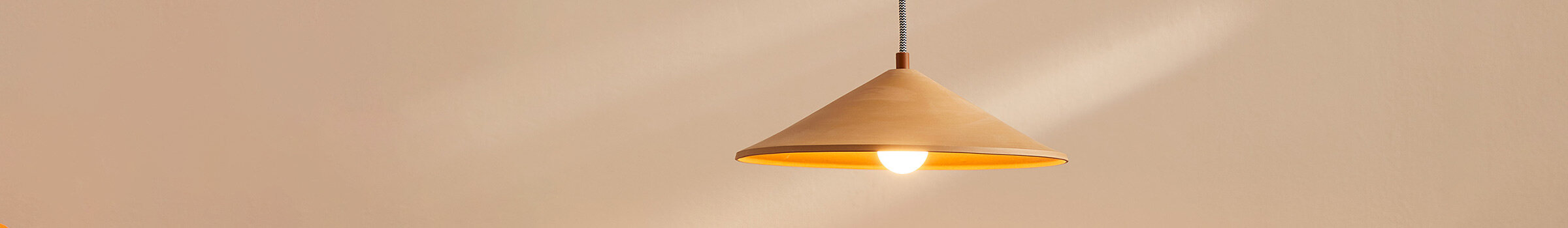 Birch Wood Hanging Bowl Lamp Handmade by Atelier Stobben at Fabrique 1840