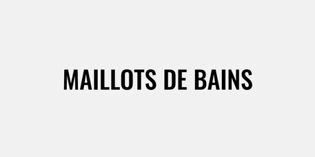 maillots de bain
