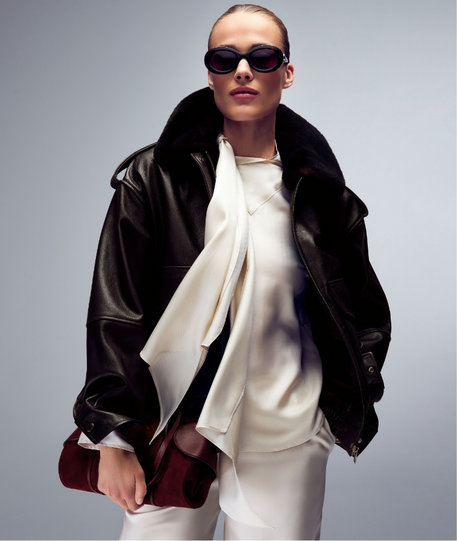Le blouson aviateur cuir Russo par Loulou de Saison