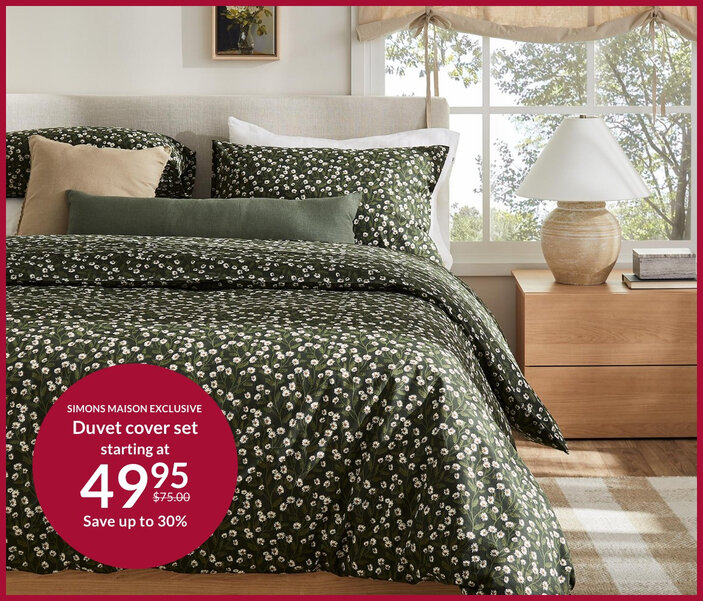Duvet Covers Starting at $49.95