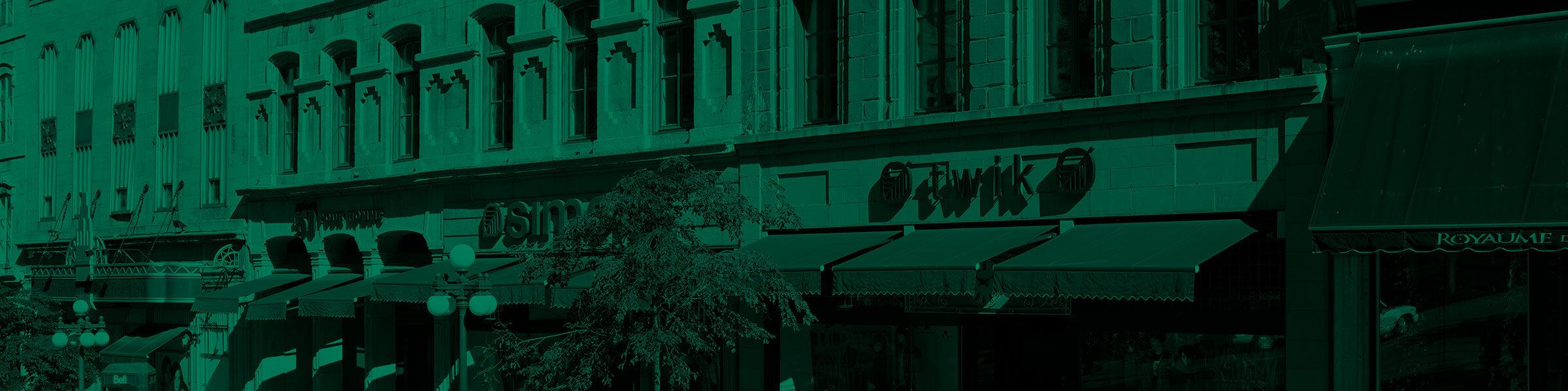 Fond vert magasin Simons?