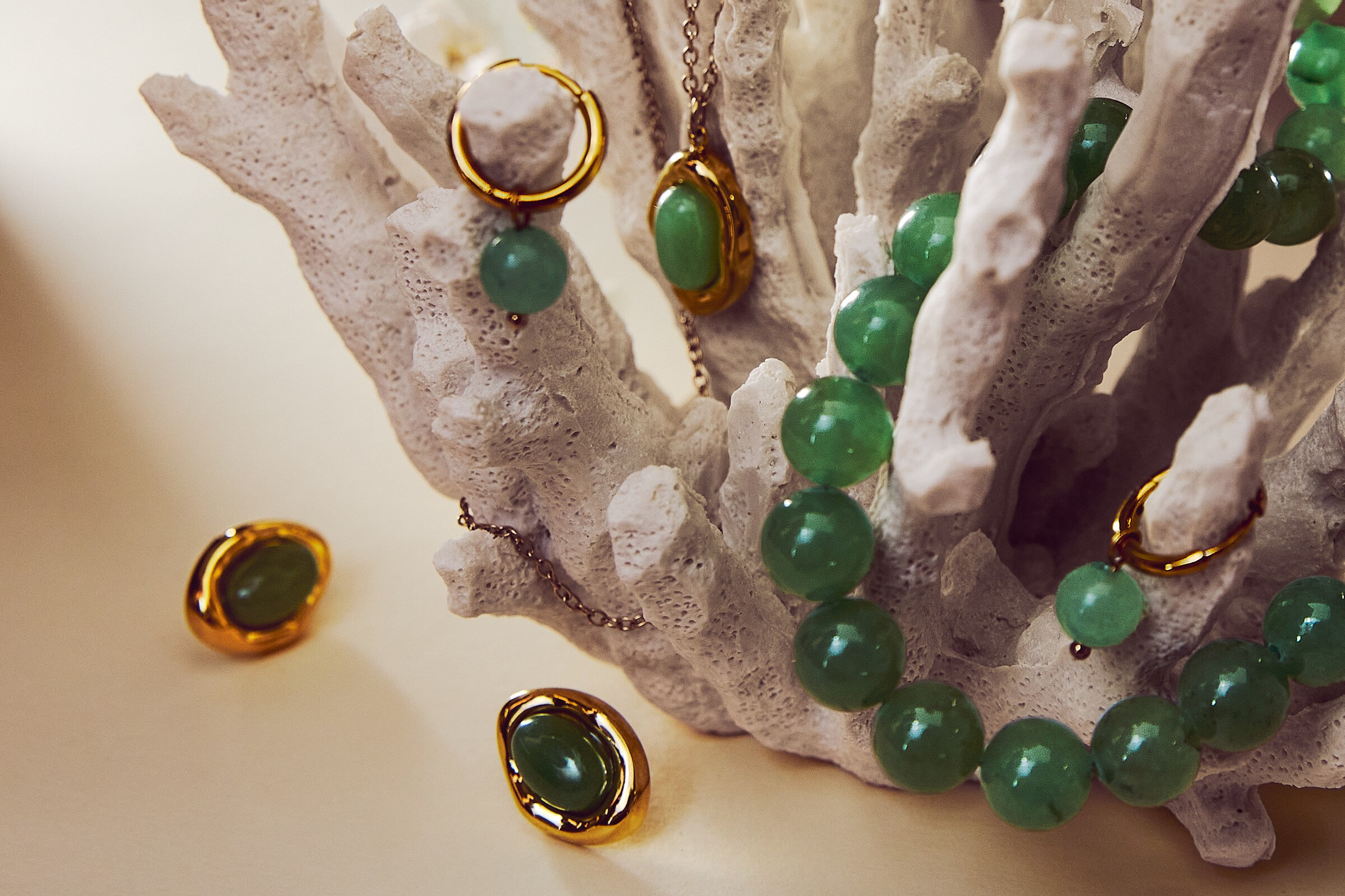 bijoux verts
