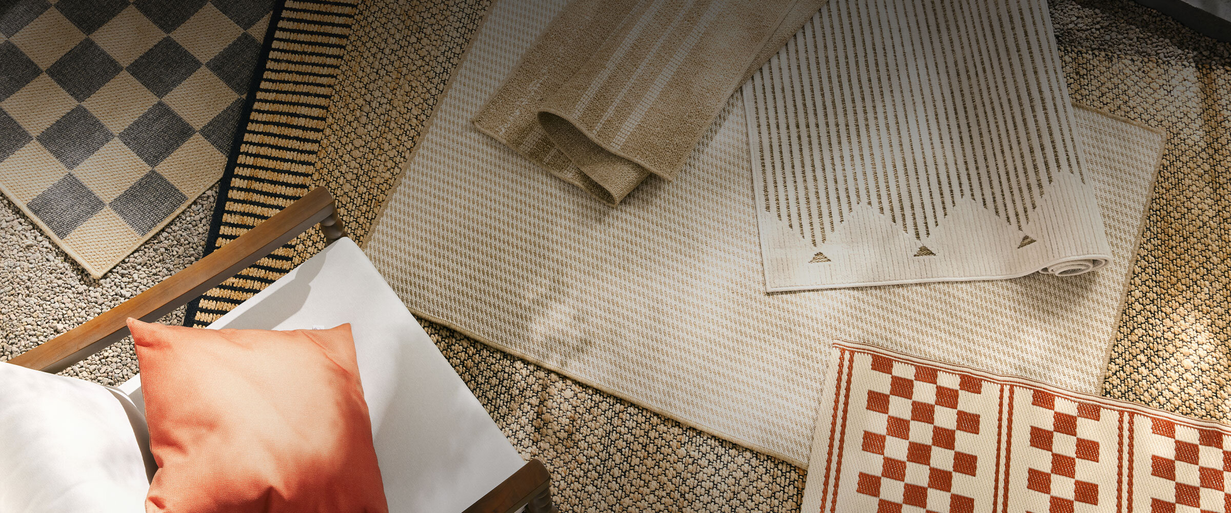 Various outdoor rugs