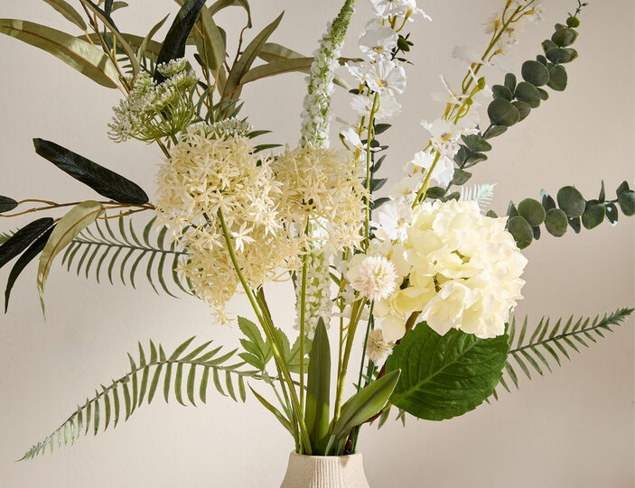 All our artificial flowers & plants at Simons Maison