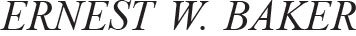 Ernest W. Baker designer collection at Simons