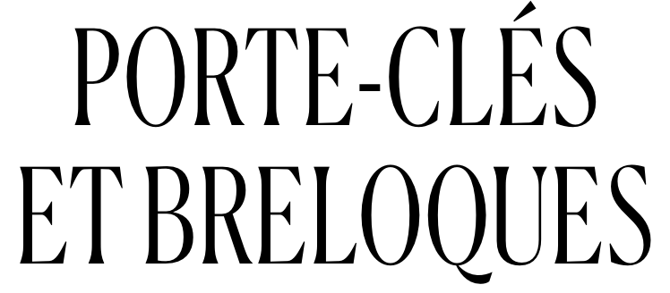 Porte-clés et breloques