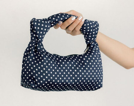 Polka dot handbag