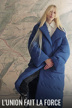 Le manteau St-Moritz pour femme par Quartz co. chez Édito Simons