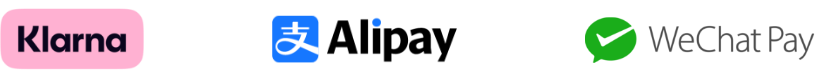 Klarna - Alipay - WeChat Pay
