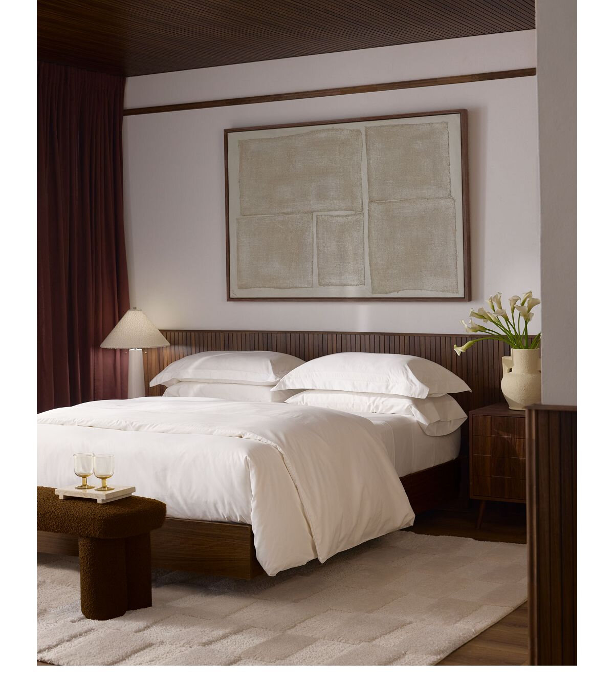 L'ensemble housse bambou et coton égyptien par Hôtels Le Germain chez Simons Maison