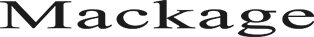 Logo Mackage at Simons