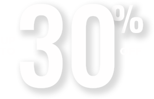 Up to 30% off