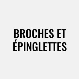 Broches et épinglettes