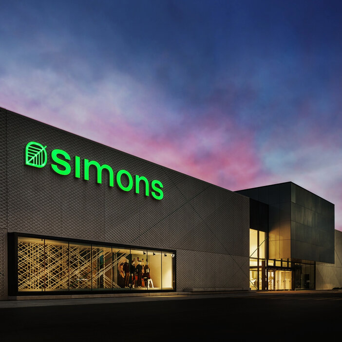 Façade du magasin Simons des Promenades Gatineau
