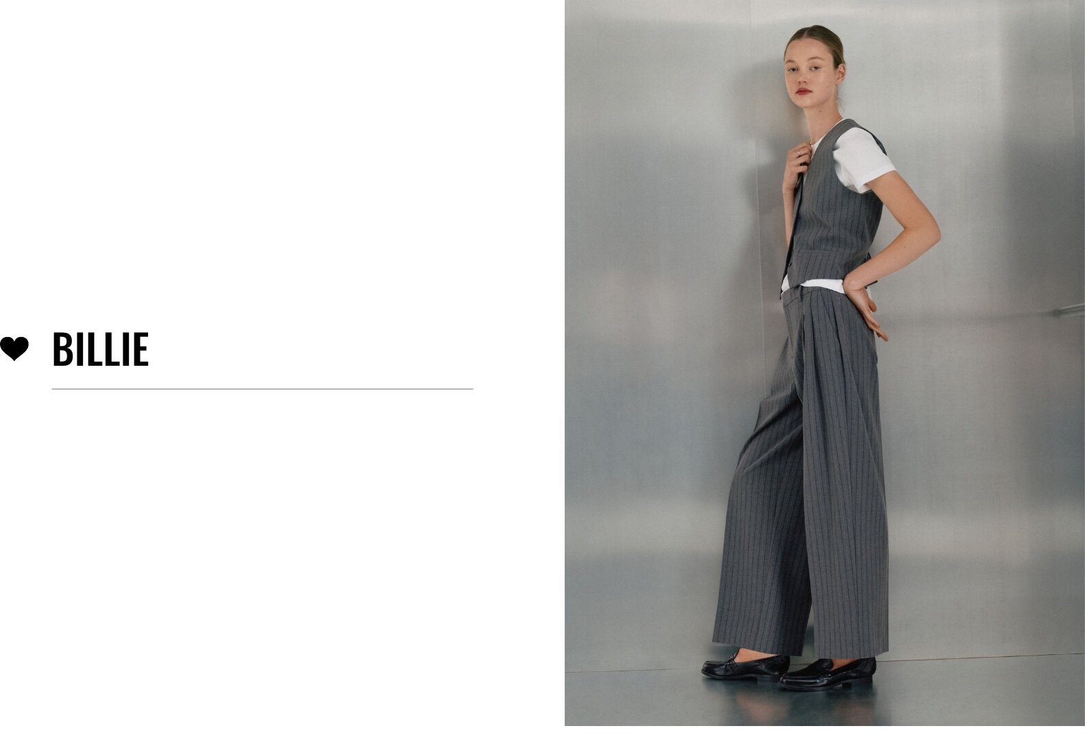 Pantalon habillé coupe Billie