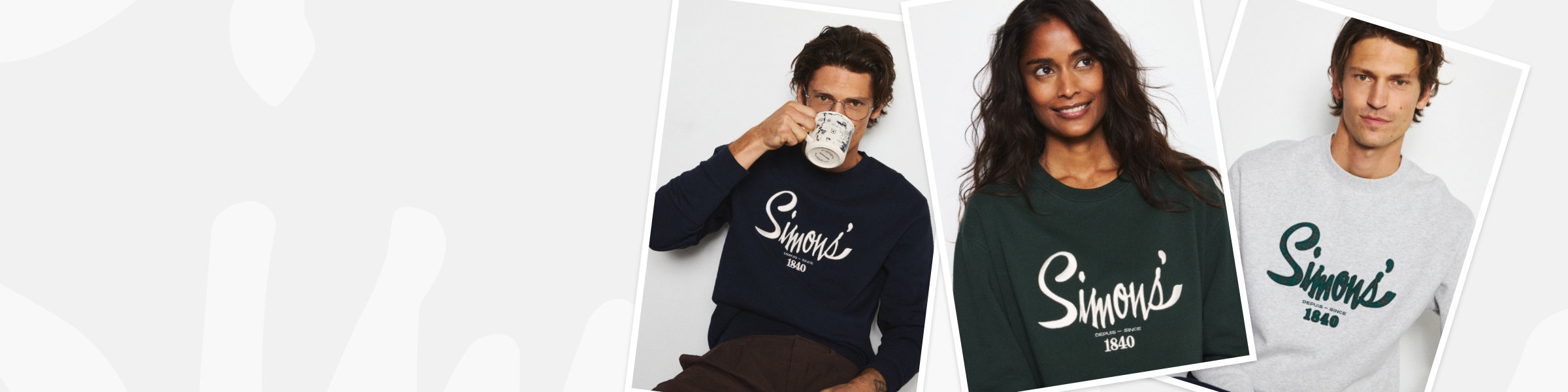 Woman & mans wearing an Heritage sweater