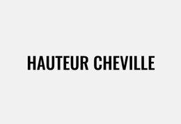 Hauteur cheville
