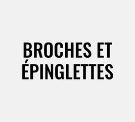 Broches et épinglettes