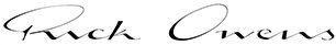 rick owens logo